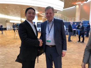 Damen with Finland’s Former Prime Minister and Nokia’s Former CEO