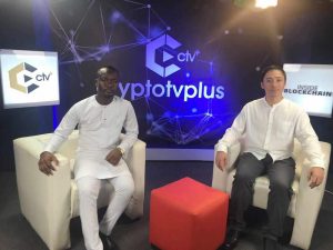 Media interview by Cryptotvplus to talk about Blockchain in Nigeria